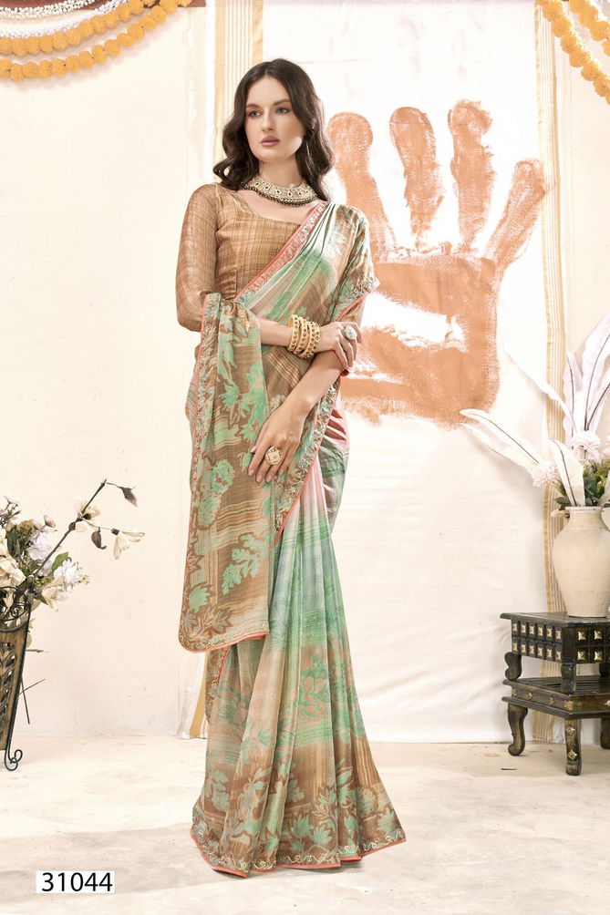 Elisha Vol 2 By Vallabhi Brasso Printed Saree Wholesale Shop In Surat